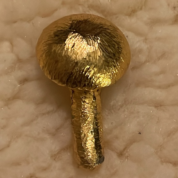Van’s Authentic Mushroom Gold Color Pendant Charm Brooch Pin - Picture 17 of 17